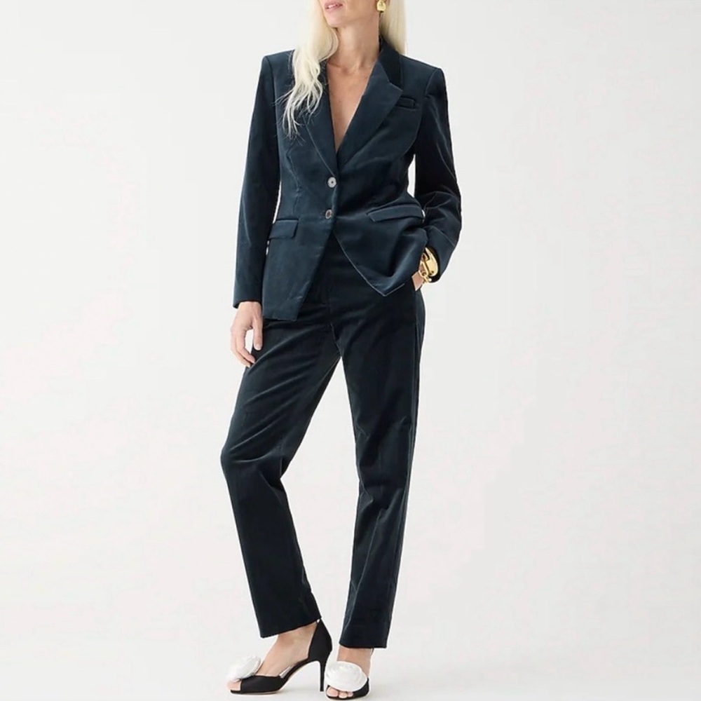 J Crew Kate Velvet Pants in midnight